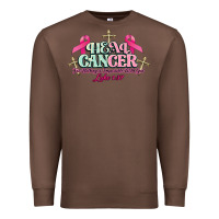 Chestnut Heal Cancer Luke 1:37 cross Cancer Awareness Premium Sweatshirt - HowdyJamesFarm