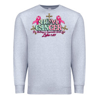 Heather Grey Heal Cancer Luke 1:37 cross Cancer Awareness Premium Sweatshirt - HowdyJamesFarm