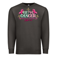 Smoke Heal Cancer Luke 1:37 cross Cancer Awareness Premium Sweatshirt - HowdyJamesFarm