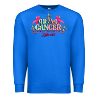 True Royal Heal Cancer Luke 1:37 cross Cancer Awareness Premium Sweatshirt - HowdyJamesFarm