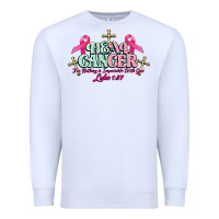 White Heal Cancer Luke 1:37 cross Cancer Awareness Premium Sweatshirt - HowdyJamesFarm