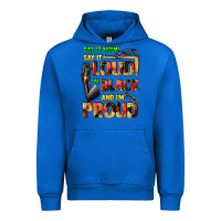 Cobalt Say it now! say it loud! i'm black and i'm proud Urban Hoodie - FaDigitalArtStudio