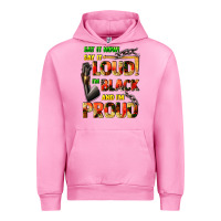 Say It Now! Say It Loud! I'm Black And I'm Proud Urban Hoodie | Teevron