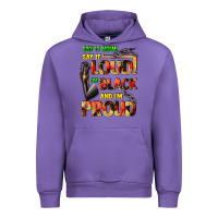 Tulip Say it now! say it loud! i'm black and i'm proud Urban Hoodie - FaDigitalArtStudio