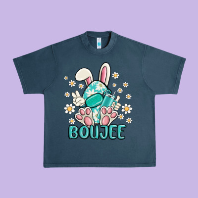 Boujee  Easter  Egg Urban Heavy Tee Designed By Maliassmallbusiness