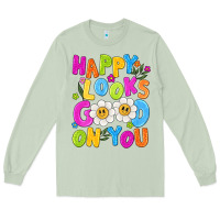 Matcha happy looks good on you Long Sleeve Tee - NancyCooperArtShop