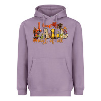 Lavender I love Fall most of Fall Heavyweight Hoodie - NancyCooperArtShop