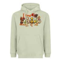 Matcha I love Fall most of Fall Heavyweight Hoodie - NancyCooperArtShop
