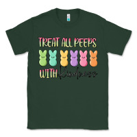 Sports Green treat all peeps with kindness Classic Tee - MaliasSmallBusiness