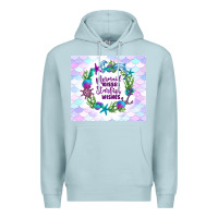 Blue Mist mermaid kisses starfish wishes Premium Hoodie - TumblerDesignByShophia