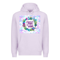 Lilac mermaid kisses starfish wishes Premium Hoodie - TumblerDesignByShophia