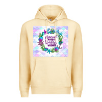 Pina Colada mermaid kisses starfish wishes Premium Hoodie - TumblerDesignByShophia