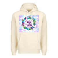 Sandshell mermaid kisses starfish wishes Premium Hoodie - TumblerDesignByShophia