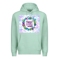 Seafoam mermaid kisses starfish wishes Premium Hoodie - TumblerDesignByShophia