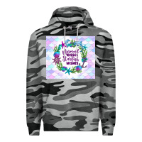Slate Camo mermaid kisses starfish wishes Premium Hoodie - TumblerDesignByShophia