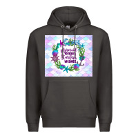 Smoke mermaid kisses starfish wishes Premium Hoodie - TumblerDesignByShophia