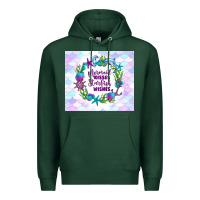 Sports Green mermaid kisses starfish wishes Premium Hoodie - TumblerDesignByShophia