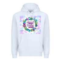 White mermaid kisses starfish wishes Premium Hoodie - TumblerDesignByShophia