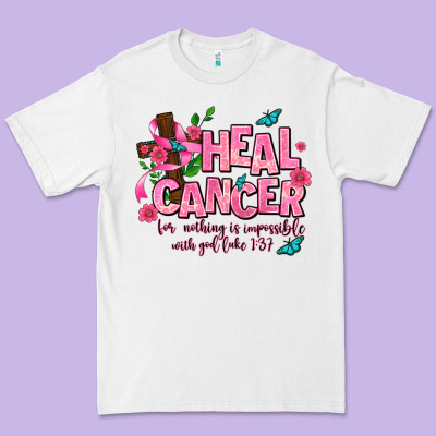 Heal Cancer Premium Tee Designed By Adodesignshop