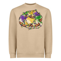 Mushroom mardi gras king cake Heavyweight Sweatshirt - MaliasSmallBusiness