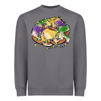 Storm mardi gras king cake Heavyweight Sweatshirt - MaliasSmallBusiness