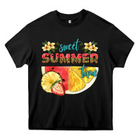 Black sweet summer time Heavy Core Tee - HRA Design Shop
