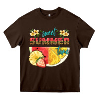 Chocolate Brown sweet summer time Heavy Core Tee - HRA Design Shop