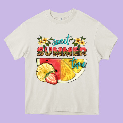 Sweet Summer Time Heavy Core Tee Designed By Hra Design Shop