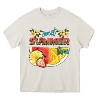 Cream sweet summer time Heavy Core Tee - HRA Design Shop