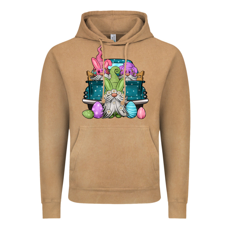 Easter Gnomes Farm Truck Vintage Hoodie by Jasminsmagicworld | Teevron