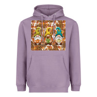 Lavender Fall gnomes Heavyweight Hoodie - NancyCooperArtShop