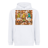 White Fall gnomes Heavyweight Hoodie - NancyCooperArtShop