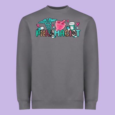 Pharmacist Heavyweight Sweatshirt Designed By Maliassmallbusiness