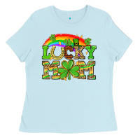 Baby Blue One lucky mom St. Patricks Day Ladies Tee - Neo Western