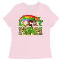 Bubblegum Pink One lucky mom St. Patricks Day Ladies Tee - Neo Western