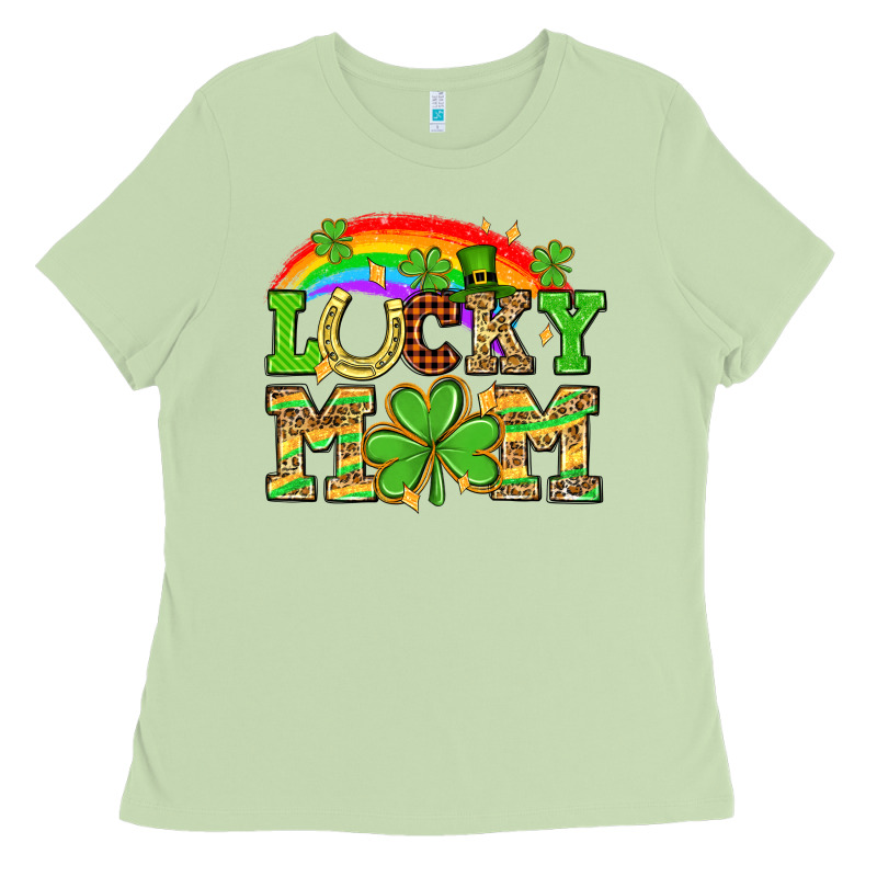 One Lucky Mom St. Patricks Day Ladies Tee by Neo Western | Teevron