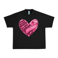 Black heart breast cancer Urban Heavy Tee - MaliasSmallBusiness
