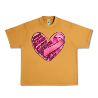 Peanut Butter heart breast cancer Urban Heavy Tee - MaliasSmallBusiness