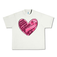Pistachio heart breast cancer Urban Heavy Tee - MaliasSmallBusiness
