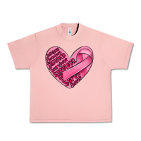 Salmon heart breast cancer Urban Heavy Tee - MaliasSmallBusiness