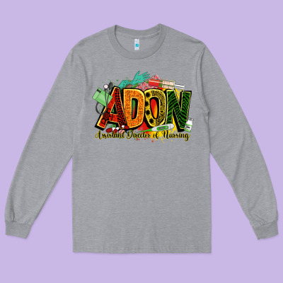 Adon Assistant Director Of Nursing Juneteenth Long Sleeve Tee Designed By Nancycooperartshop