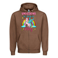 Chestnut unicorns are born in may Zipper Hoodie - Jasminsmagicworld