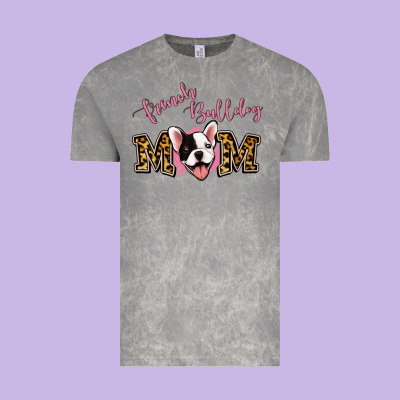 French Bulldog Mom Vintage Tee Designed By Jasminsmagicworld