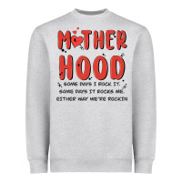 Heather Grey motherhood some day i rock it Heavyweight Sweatshirt - MaliasSmallBusiness