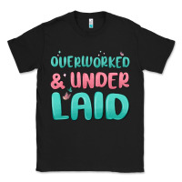 Black overworked underlaid Classic Tee - MaliasSmallBusiness