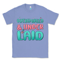 Colony Blue overworked underlaid Classic Tee - MaliasSmallBusiness