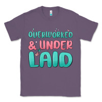 Lavender overworked underlaid Classic Tee - MaliasSmallBusiness