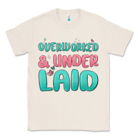 Natural overworked underlaid Classic Tee - MaliasSmallBusiness