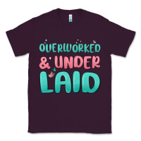 Plum overworked underlaid Classic Tee - MaliasSmallBusiness