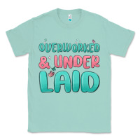 Seafoam overworked underlaid Classic Tee - MaliasSmallBusiness